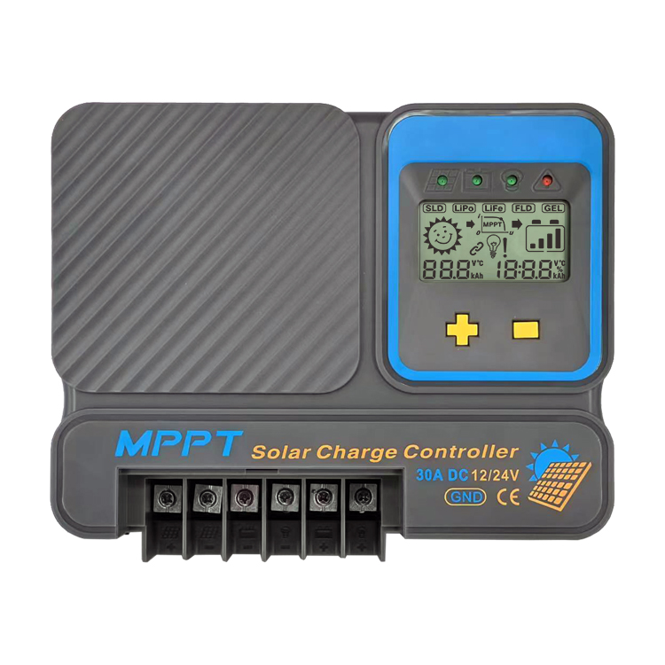 MPPT2系最大功率跟蹤太陽能控制器20A 30A 40A 12/24V負(fù)極接地